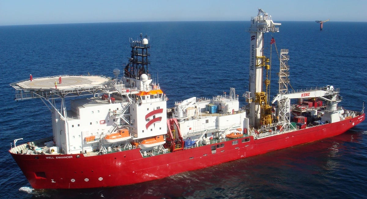 picture of vessel, courtesy of Helix